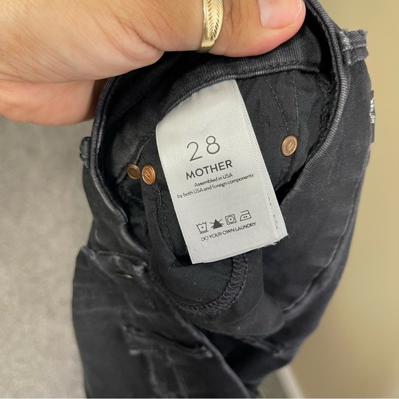 MOTHER Looker Ankle Fray In Guilty As Sin Sz 28 - Picture 10 of 11